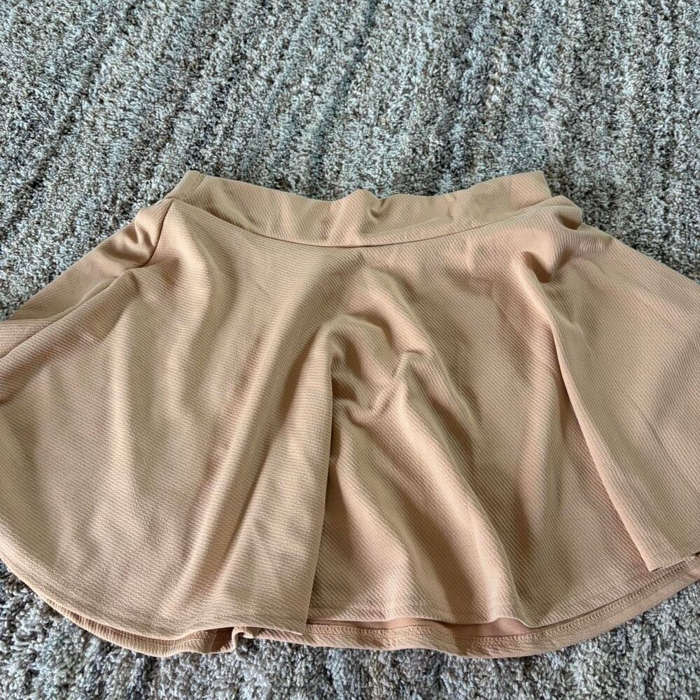 Unbranded Women's Tan and Pink Skirt